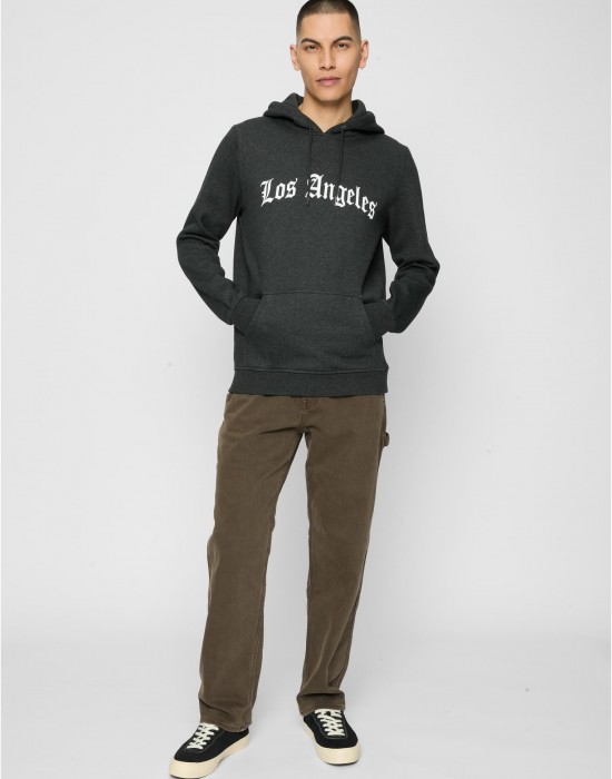 Los Angeles Wording Hoody charcoal XS Los Angeles Wording Hoody charcoal XS