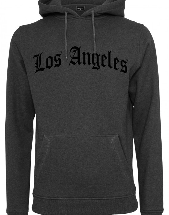 Los Angeles Wording Hoody charcoal XS Los Angeles Wording Hoody charcoal XS