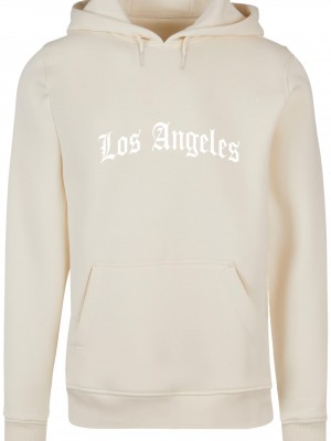 Los Angeles Wording Hoody whitesand XXL