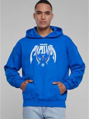 Origami Heavy Oversize Hoodie  cobaltblue XXL