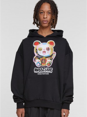 Welcome Cat Ulrta Heavy Oversize Hoodie black XXL