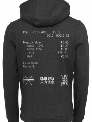 Cash Only Hoody charcoal XS