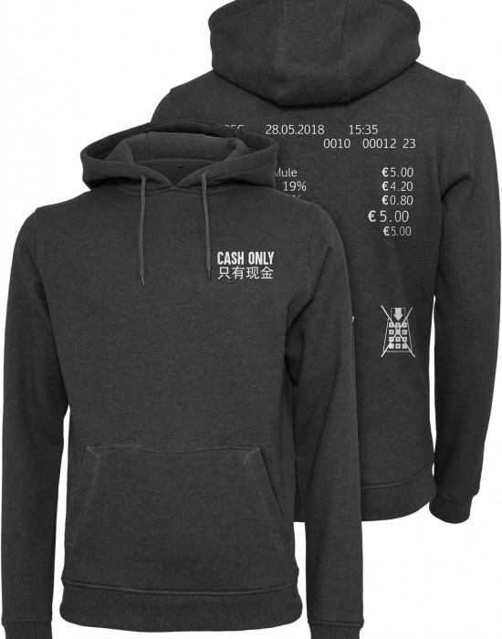 Cash Only Hoody charcoal XS Cash Only Hoody charcoal XS