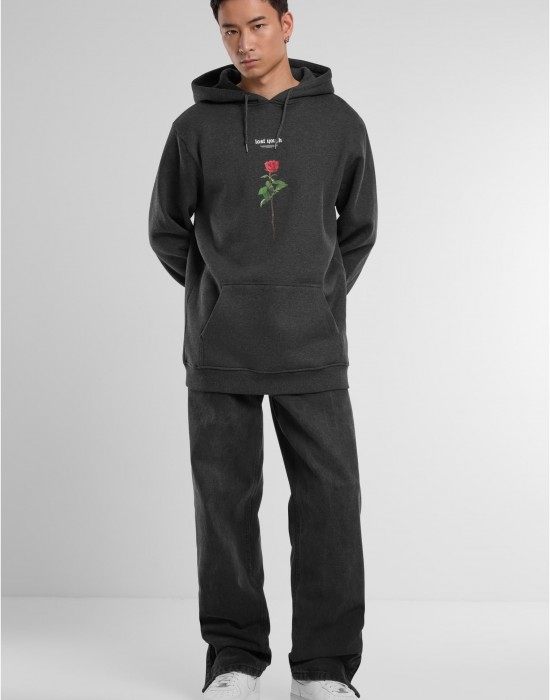Lost Youth Rose Hoody charcoal XS Lost Youth Rose Hoody charcoal XS