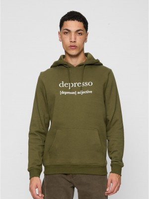 Depresso Hoody olive XS