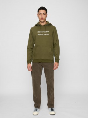 Depresso Hoody olive XS