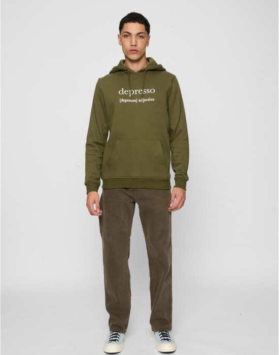 Depresso Hoody olive XS Depresso Hoody olive XS
