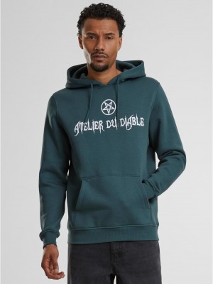 Atelier Du Diable Hoody bottlegreen XXL