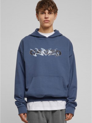 Cagedchrome Ultra Heavy Oversize Hoodie vintageblue XXL