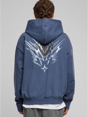 Cagedchrome Ultra Heavy Oversize Hoodie vintageblue XXL