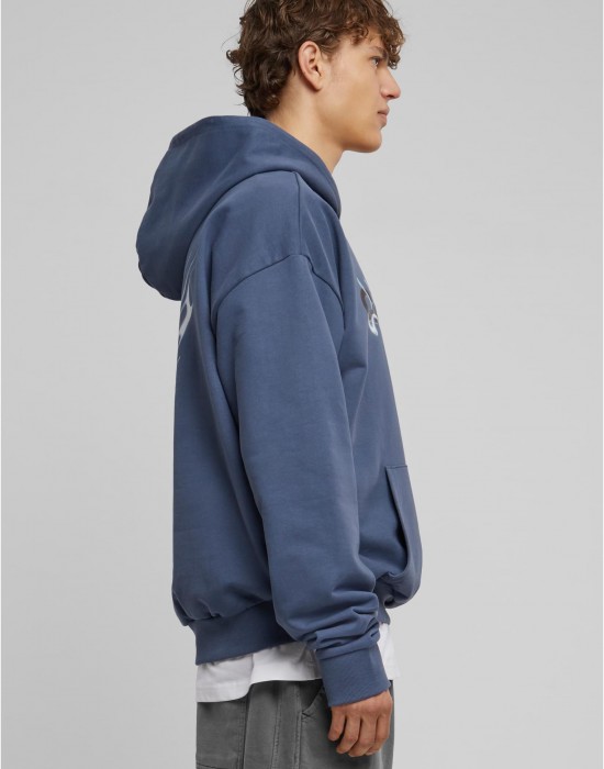 Cagedchrome Ultra Heavy Oversize Hoodie vintageblue XXL Cagedchrome Ultra Heavy Oversize Hoodie vintageblue XXL
