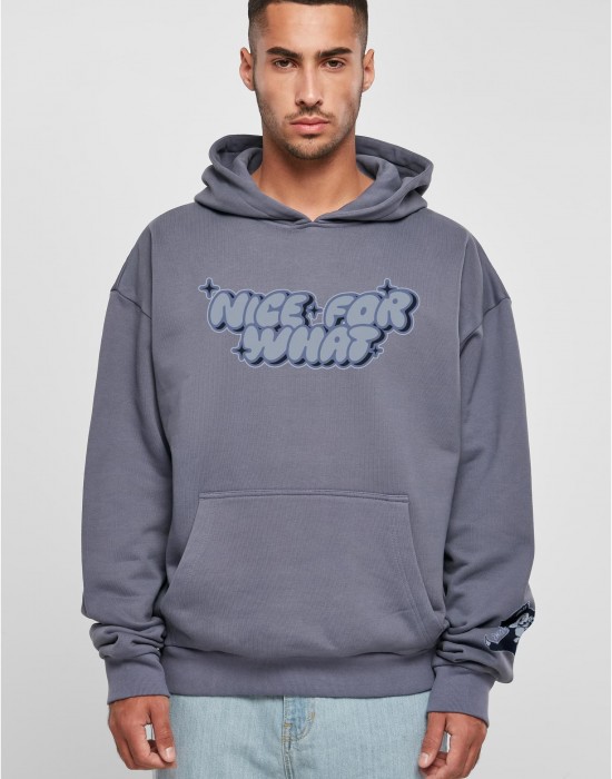 Nice for what Ultra Heavy Oversize Hoodie vintageblue XXL