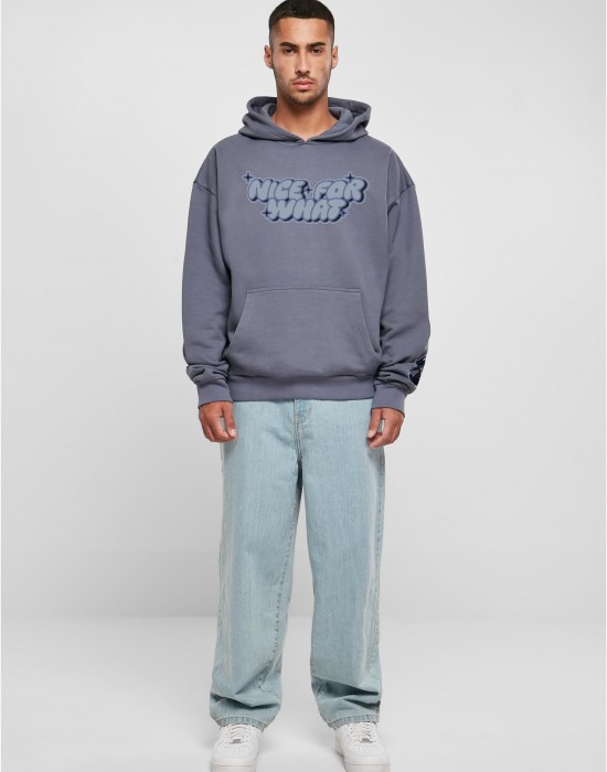 Nice for what Ultra Heavy Oversize Hoodie vintageblue XXL