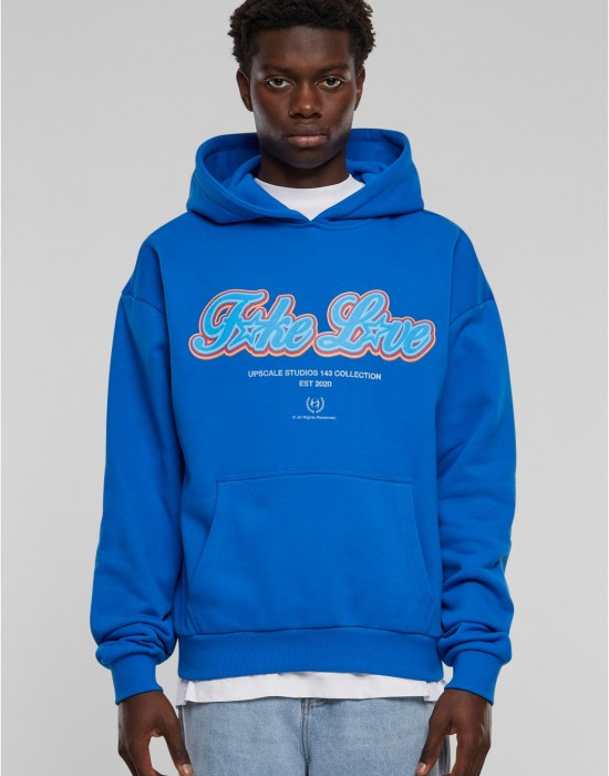 F*ke L*ve Ultra Heavy Oversize Hoodie cobalt blue XXL F*ke L*ve Ultra Heavy Oversize Hoodie cobalt blue XXL