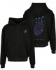 Grid Head Butterfly Oversize Zip Hoody black XXL