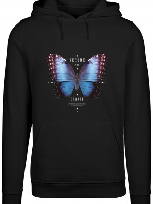 Become The Change Butterfly Hoody black XXL