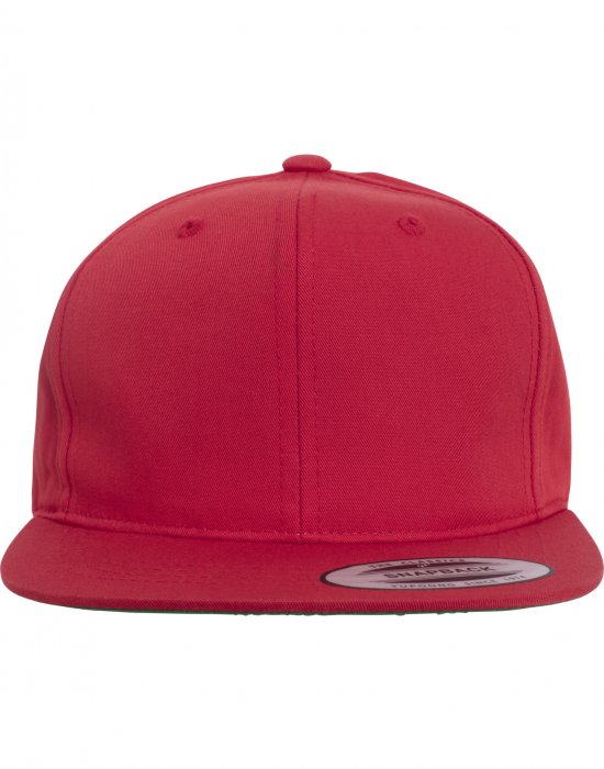 Шапка с козирка в червено Pro-Style Twill Snapback Youth Cap, Urban Classics, Шапки с козирка - Complex.bg