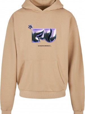 FU Ultra Heavy Oversize Hoodie unionbeige XXL