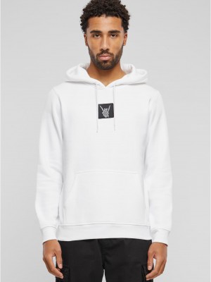 Skelett Patch Hoody white XXL
