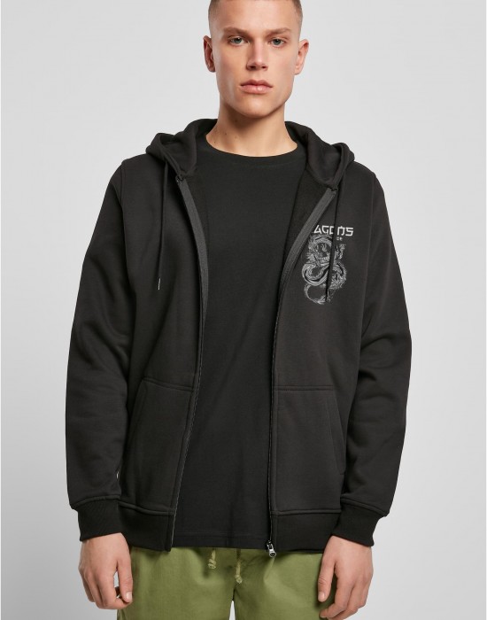 Dragons Never Die Heavy Zip Hoody black XXL