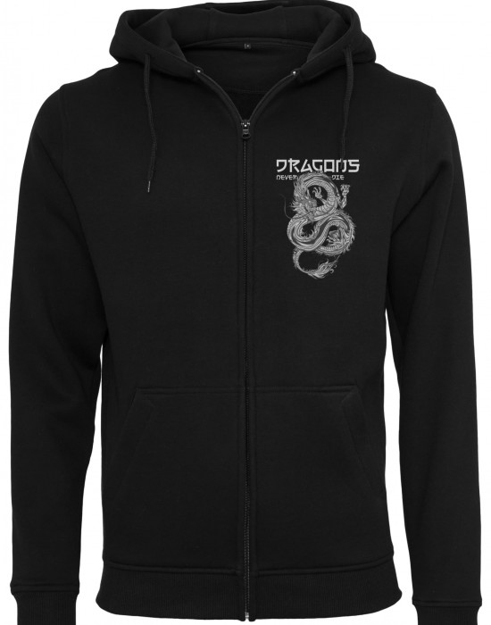 Dragons Never Die Heavy Zip Hoody black XXL