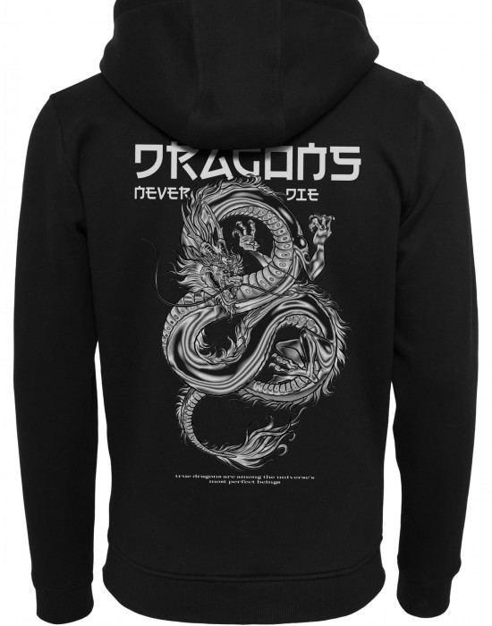Dragons Never Die Heavy Zip Hoody black XXL
