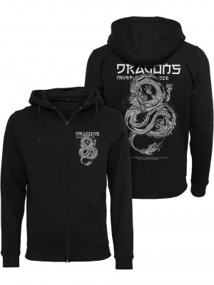 Dragons Never Die Heavy Zip Hoody black XXL