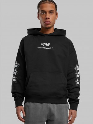 Peace&Love Ultra Heavy Oversize Hoodie black XXL