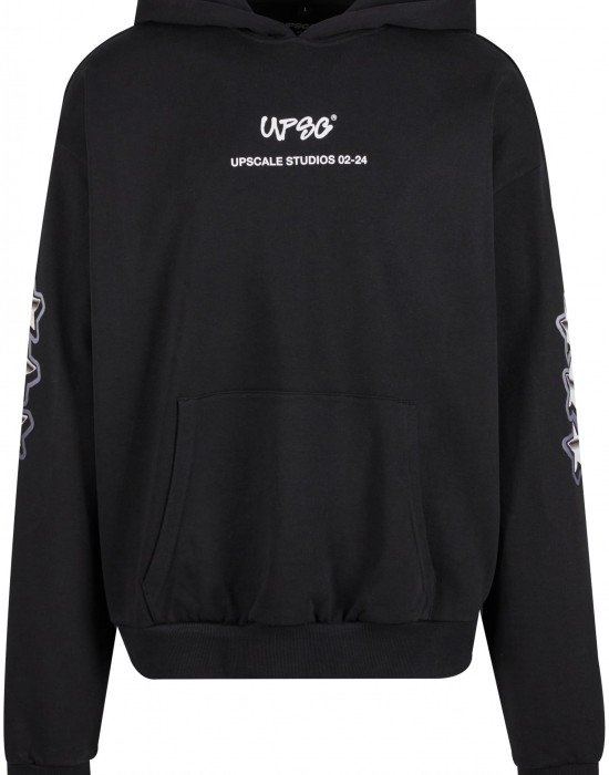 Peace&Love Ultra Heavy Oversize Hoodie black XXL