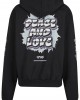Peace&Love Ultra Heavy Oversize Hoodie black XXL