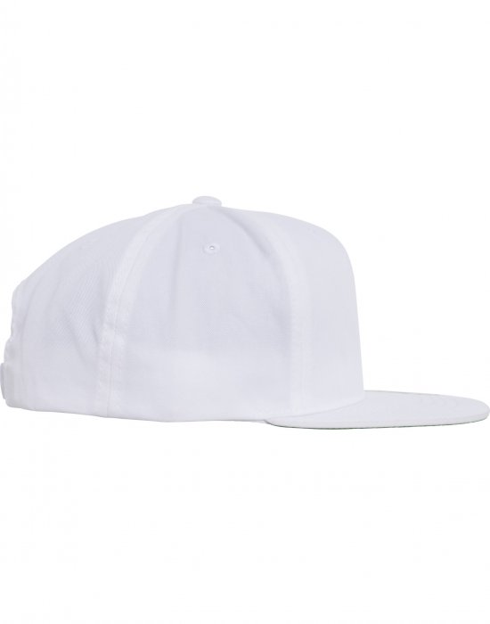 Шапка с козирка в бяло Pro-Style Twill Snapback Youth Cap, Urban Classics, Шапки с козирка - Complex.bg