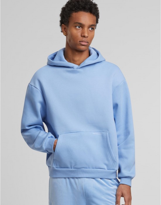 Faith Is Strength Fluffy Hoody powderblue XXL