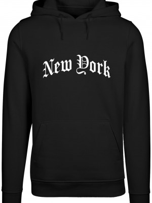 New York Wording Hoody black XXL