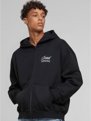 Dangerous Grounds Oversize Zip Hoody black XXL