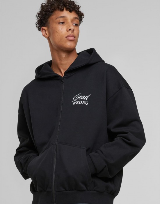 Dangerous Grounds Oversize Zip Hoody black XXL