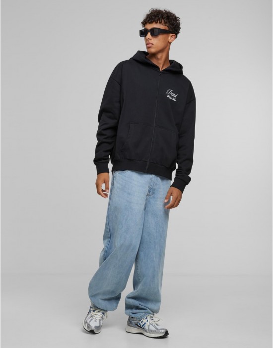 Dangerous Grounds Oversize Zip Hoody black XXL