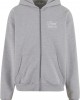 Dangerous Grounds Oversize Zip Hoody heather grey XXL