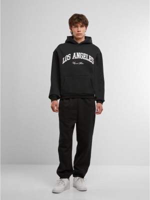 L.A. College Fluffy Hoody black XXL