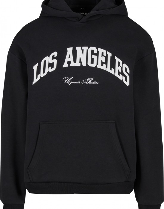 L.A. College Fluffy Hoody black XXL