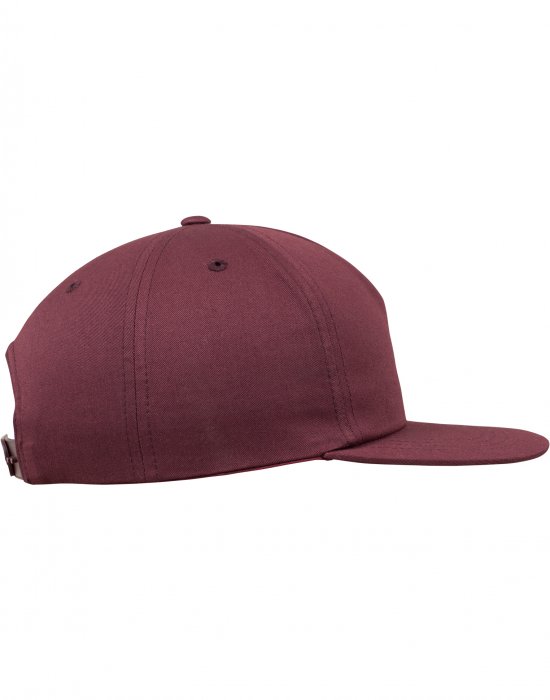 Шапка с козирка в бордо Unstructured 5-Panel Snapback, Urban Classics, Шапки с козирка - Complex.bg