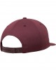 Шапка с козирка в бордо Unstructured 5-Panel Snapback, Urban Classics, Шапки с козирка - Complex.bg