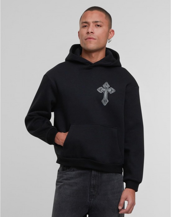 Innocent Face Fluffy Hoody black XXL