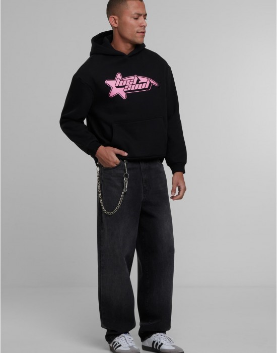 Lost Soul Fluffy Hoody black XXL