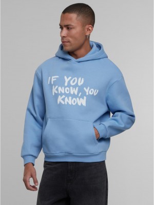 If You Know Fluffy Hoody powderblue XXL