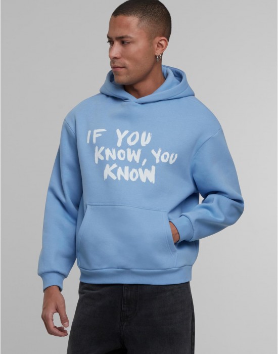 If You Know Fluffy Hoody powderblue XXL