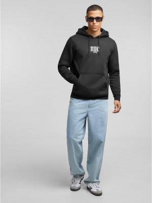 NYC Old English Wording Patch Hoody black XXL