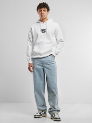 NYC Old English Wording Patch Hoody white XXL