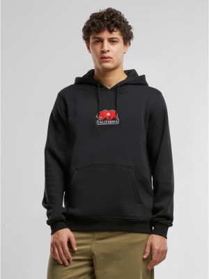 California Bear Patch Hoody black XXL