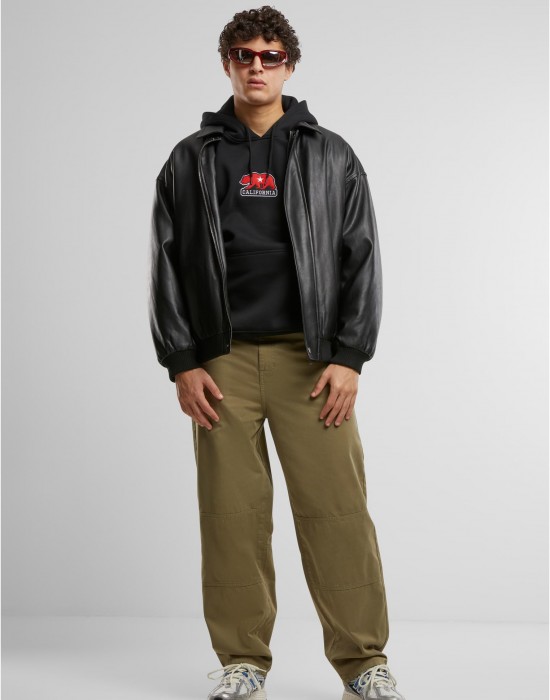 California Bear Patch Hoody black XXL