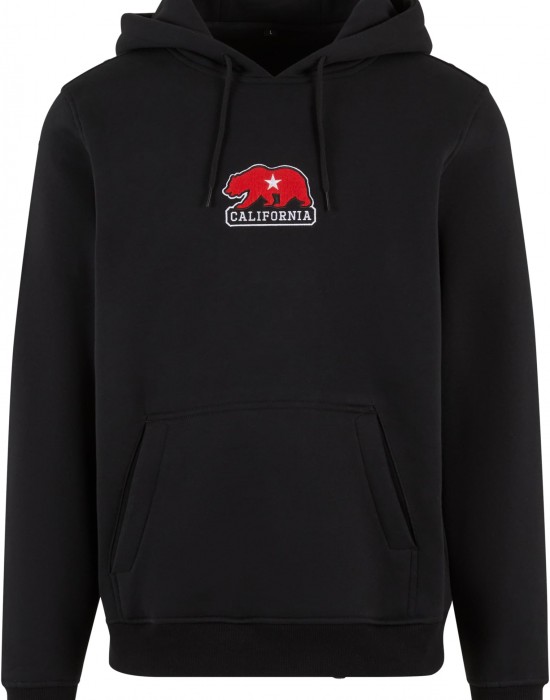California Bear Patch Hoody black XXL